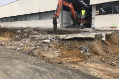 Scarbro Civil Contractors Excavator Concrete Breaker Unit